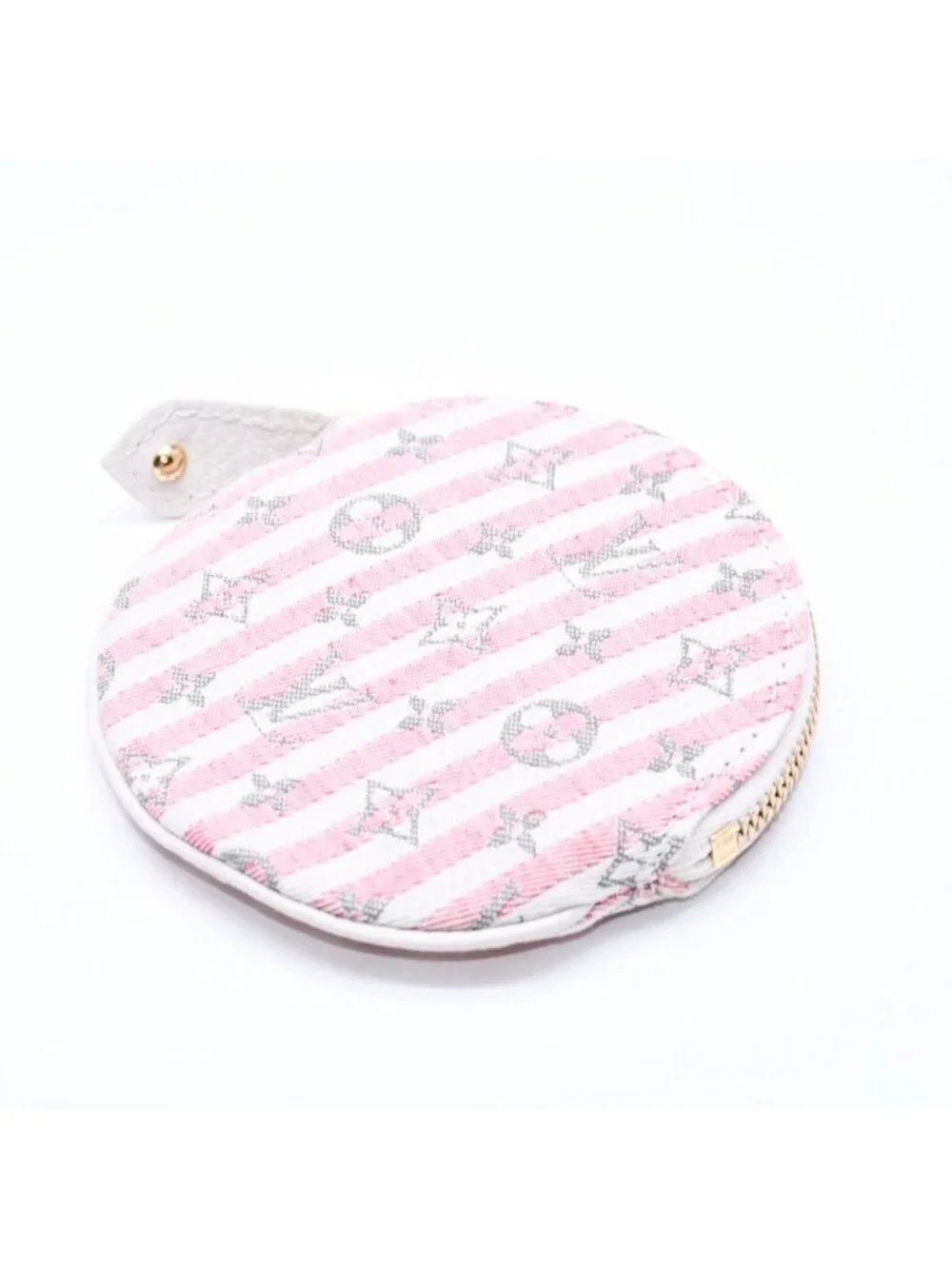 Louis Vuitton Monogram Mini Orchid Croisette Porte Monnaie Rond Coin Purse Case